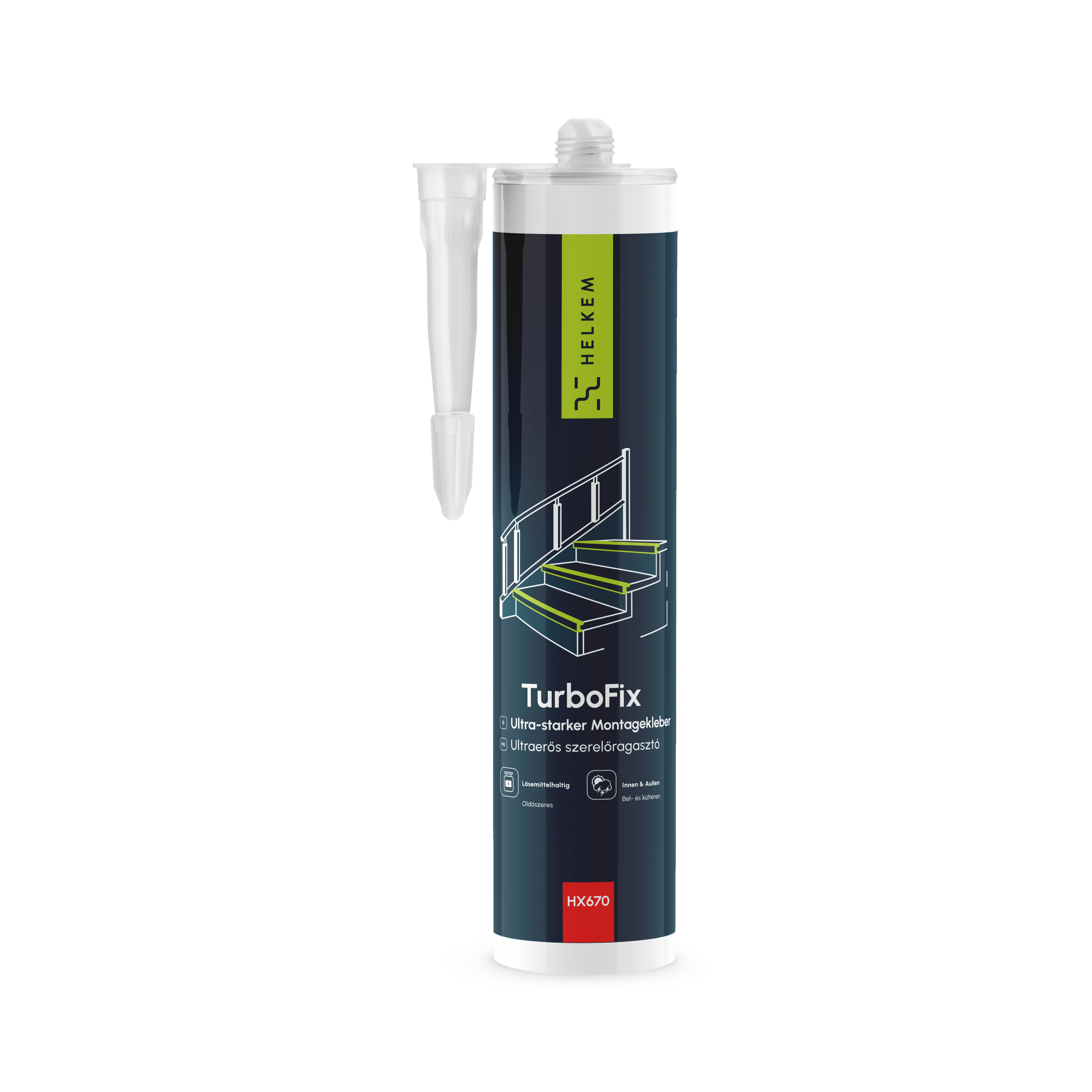 TurboFix Ultraerős Szerelőragasztó – oldószeres
